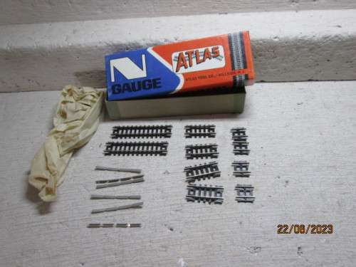 N SCALE : ATLAS : VARIOUS SHORT STRAIGHTS - X10 - BOXED