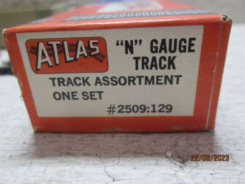 N SCALE : ATLAS : VARIOUS SHORT STRAIGHTS - X10 - BOXED