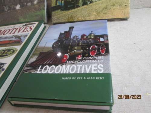 HARDCOVER BOOKS : VARIOUS TRAINS X4 - INCLUDING X1 ON SAR TRAINS