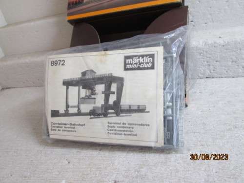 Z SCALE : MARKLIN - MINI CLUB - CONTAINER TERMINAL KIT - BOXED