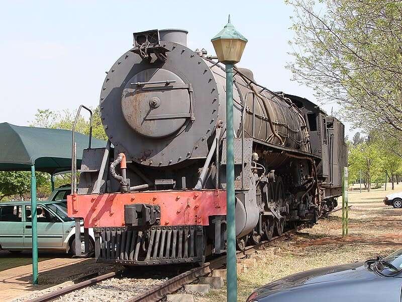 SOUTH AFRICAN RAILWAY - STEAM LOCOMOTIVE - CLASS 15CA - CAB SIDE PLATE - NO.2836