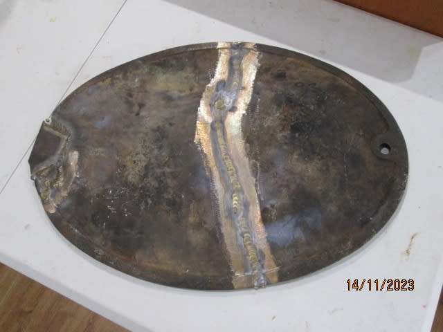 SOUTH AFRICAN RAILWAY - STEAM LOCOMOTIVE - CLASS 19D - CAB SIDE PLATE - NO.2758