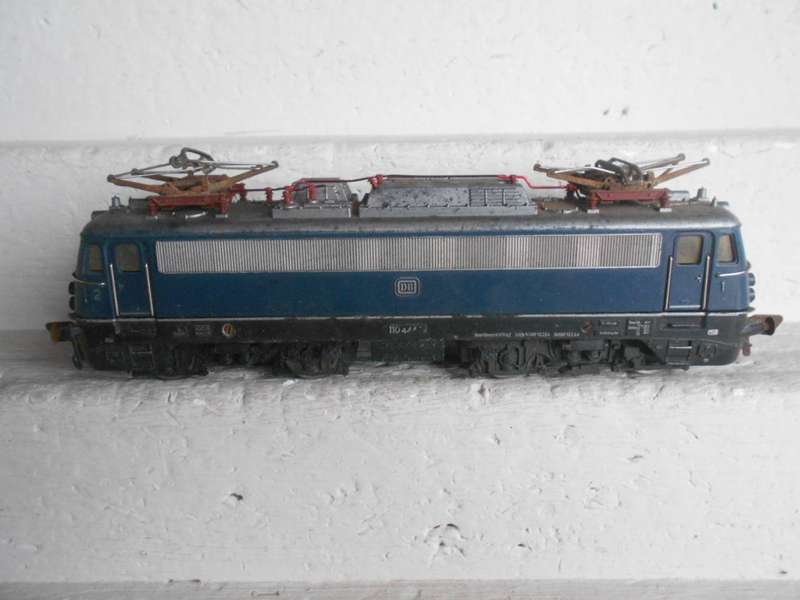 HO SCALE - FLEISCHMANN - BLUE DB ELECTRIC LOCOMOTIVE