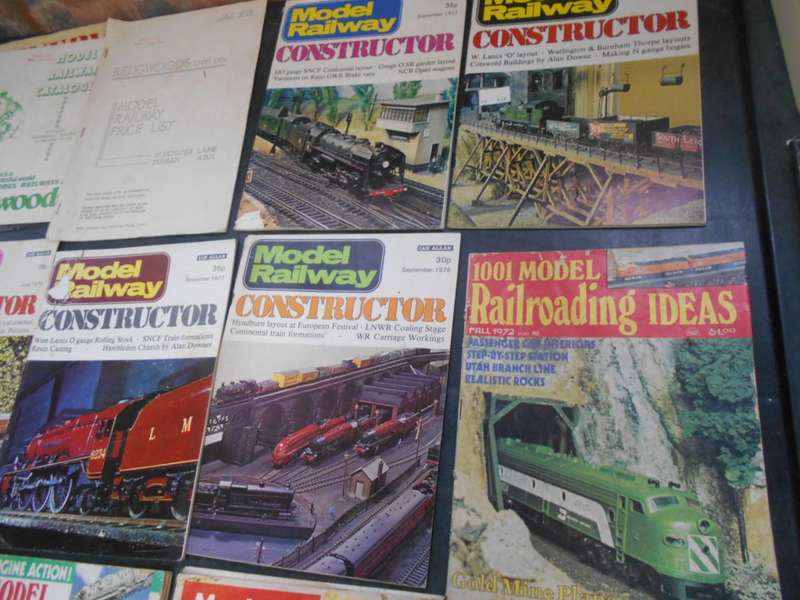 VARIOUS MODEL TRAIN MAGAZINES - X12