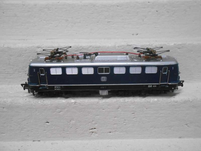HO SCALE - FLEISCHMANN - BLUE DB ELECTRIC LOCOMOTIVE - BOXED