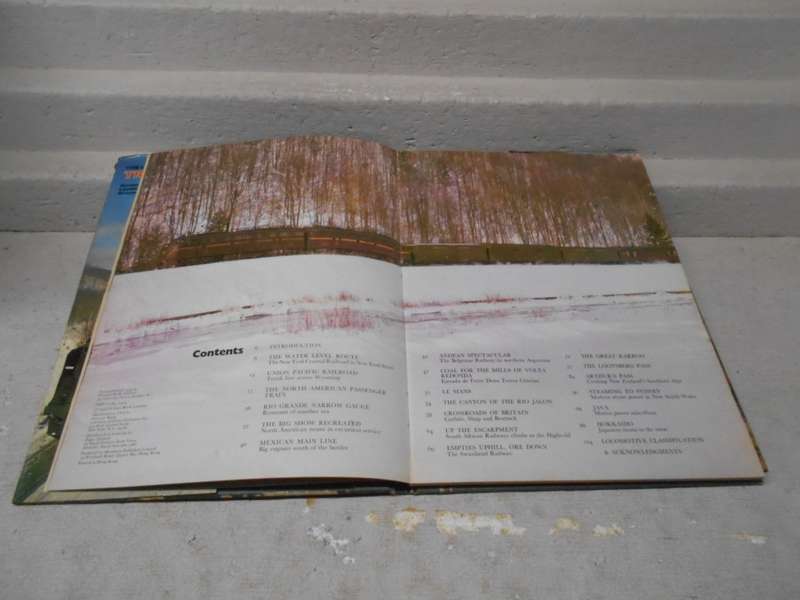 HARD COVER BOOK - THE LOVE OF TRAINS