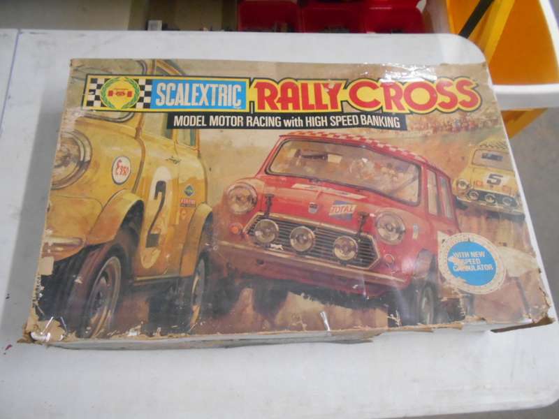 SCALEXTRIC - RALLYCROSS SET - BOX