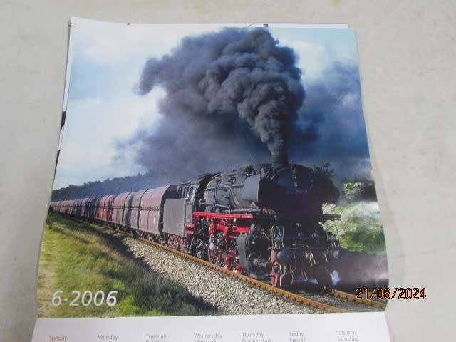 TRAIN CALENDAR