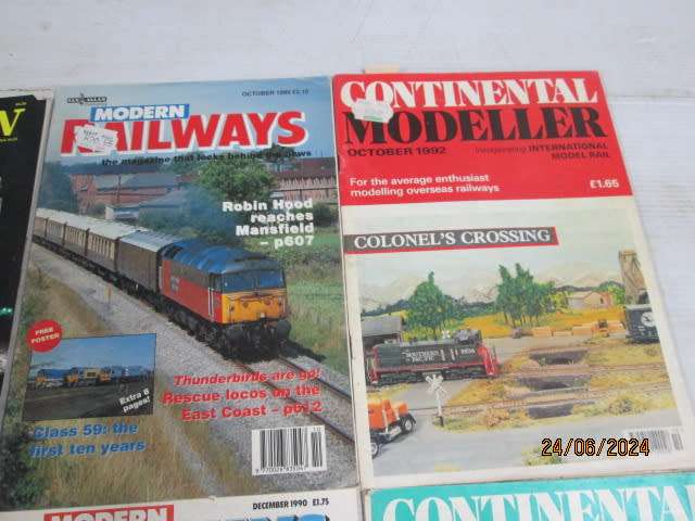 MODEL RAILWAY MAGAZINES - X8