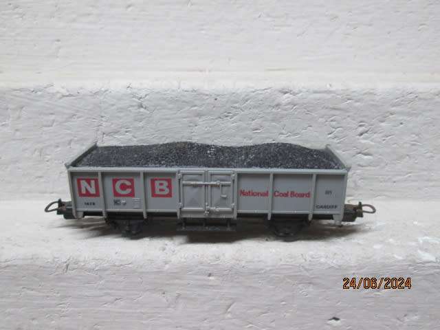 HO SCALE - LIMA - NSB - OPEN GOODS WAGON WITH COAL LOAD