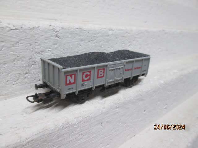 HO SCALE - LIMA - NSB - OPEN GOODS WAGON WITH COAL LOAD