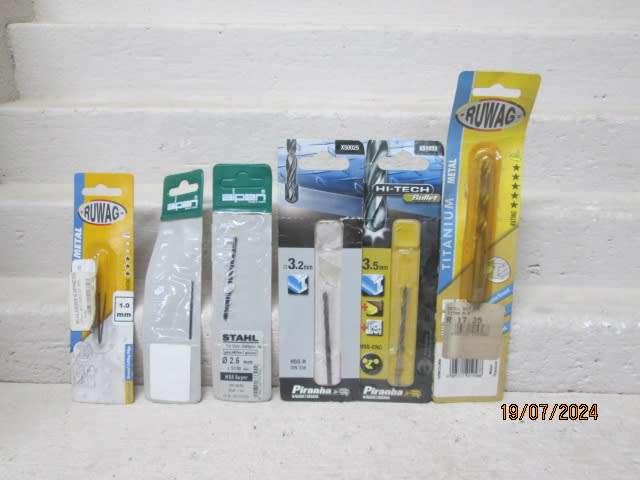 DRILL BITS - X6 - NEW - BOXED