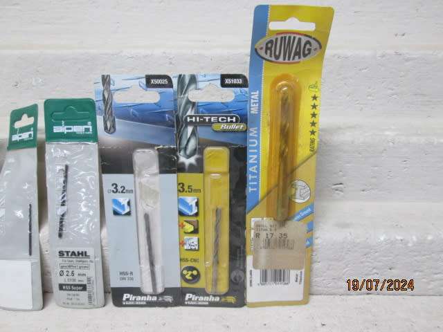 DRILL BITS - X6 - NEW - BOXED