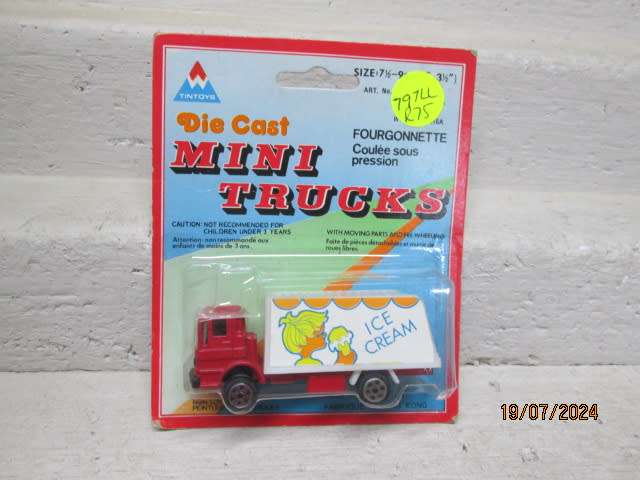 TIN TOYS -ICE CREAM TRUCK - BOXED