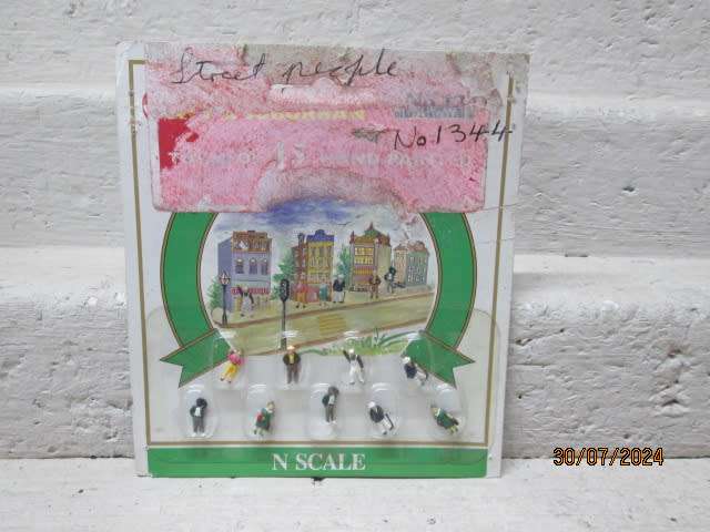 N SCALE - MODEL POWER - FIGURINES - STREET PEOPLE - BOXED