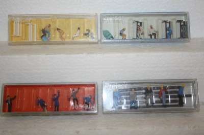 PREISER PEOPLE 1:87 SCALE -=HO X4 BOXES