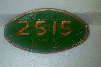 SOUTH AFRICAN RAILWAYS TENDER PLATE REPLICA