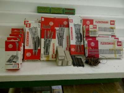 HO FLEISHMANN BRASS TRACK AND EQUIPMENT - LOT 2