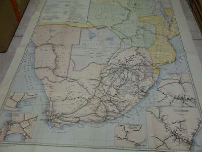 STD RAILWAY MAP OF SOUTH AFRICA - COPY