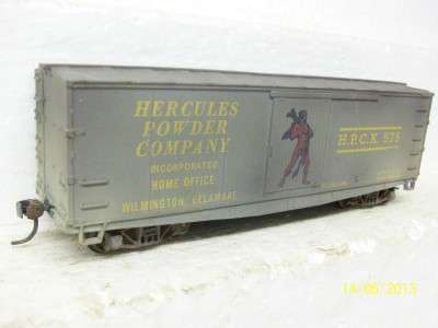 ROUND HOUSE HO HERCULES POWDER COMPANY BOX CAR LOT 110