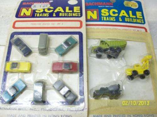 N SCALE BACHMANN CARS AND TRUCKS LOT 106