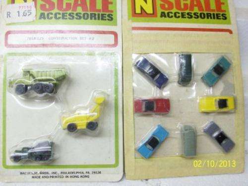 N SCALE BACHMANN CARS AND TRUCKS LOT 108