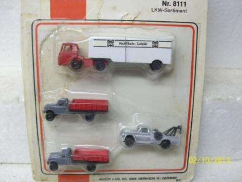 N SCALE BUSCH TRUCK SET LOT 111