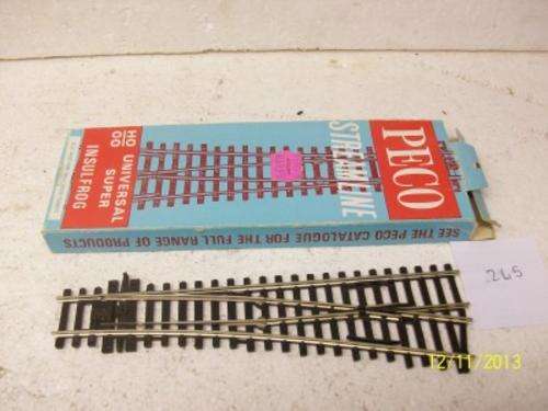 HO/OO PECO NIKKEL SILVER SMALL RADIUS RIGHT HAND POINT  LOT 245
