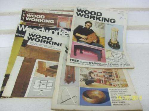 WOOD WORKING BOOKS X7 LOT 481