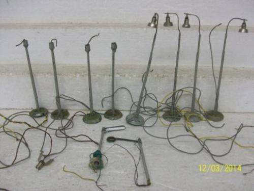 HO MARKLIN X8 STREET LIGHTS LOT 858