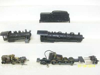 HO MANTUA - X2 STEAM LOCO;S FOR REPAIR - LOT 360