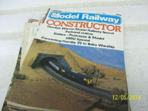 MODEL RAILWAY CONSTRUCTOR  MAGAZINES +- 18   LOT 612A