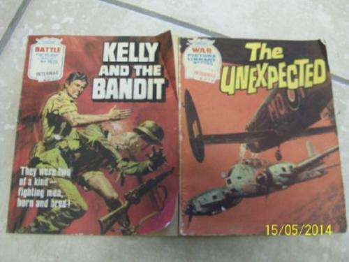 WAR/BATTLE PICTURE LIBRARY COMIC BOOK NO.1795 & 1615 LOT 704A