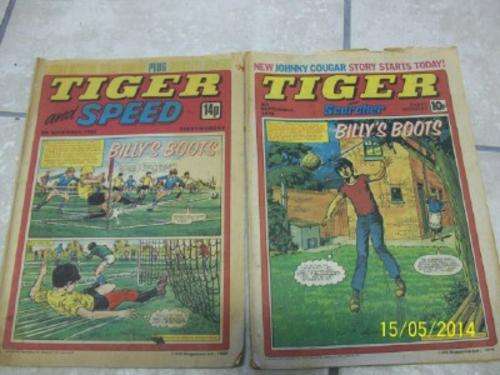 TIGER AND SCORTCHER/SPEED COMIC BOOKS X2 LOT 705A