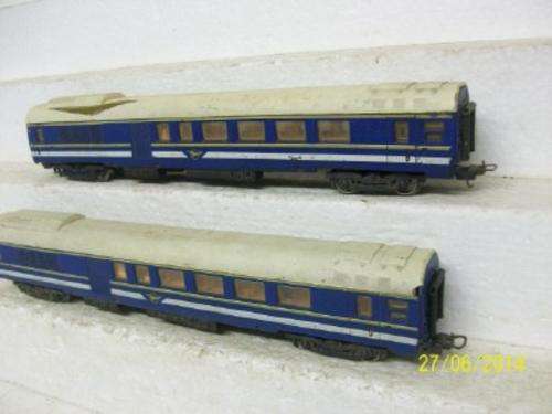 HO LIMA SAR x2 BLUE TRAIN COACHES  -  LOT 622 B