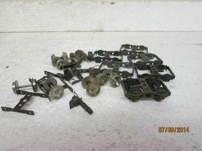 HO SCALE x6 METAL BOGIES -  LOT 989 B