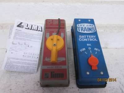 HO SCALE : x2 LIMA BATTERY CONTROLLERS  -  LOT 73 D