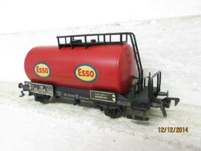 HO SCALE : FLEISCHMANN ESSO TANKER -  LOT 237 D