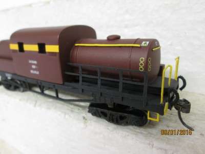 HO SCALE : SAR VAPOUR CLARKSON HEATER VAN (ROUND ROOF) -  LOT 343 D