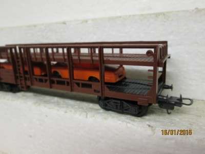 HO SCALE : LIMA CAR CARRIER (SAR COLOURS) - LOT 474 D
