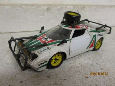 1:25 SCALE : POLISTIL  LANCIA RALLY CAR -  LOT 595 D