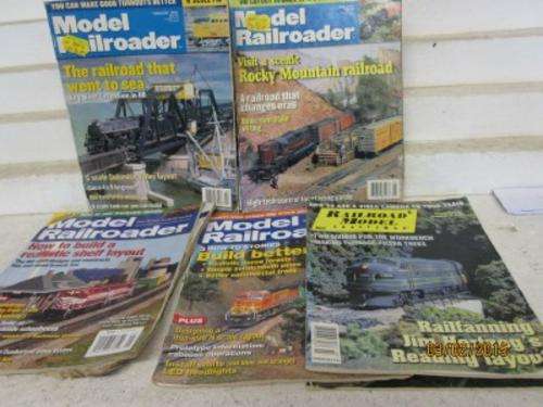 VARIOUS RAILWAY MODEL MAGAZINES x9 - LOT 739 D