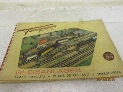 FLEISCHMANN TRACK LAYOUTS HO SCALE - LOT 223 E