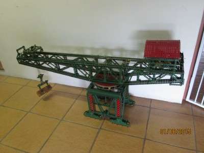 MECCANO SUPER MODELS : GIANT BLOCK-SETTING CRANE -  LOT 295 E