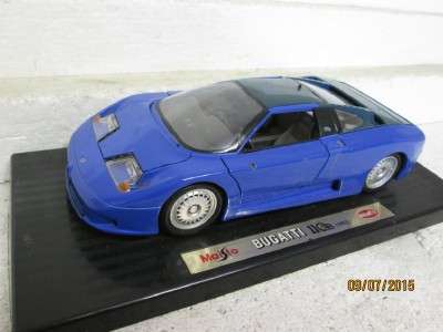 1:18 SCALE : DIE CAST MAISTO BUGATTI 110EB 1992 -  LOT 535E
