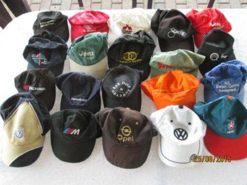 x20 VARIOUS CAPS WITH ASSORTED CAR & FUEL COMPANY LOGO'S - LOT 408F