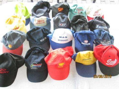 x20 VARIOUS CAPS WITH ASSORTED CAR & FUEL COMPANY LOGO'S - LOT 410F