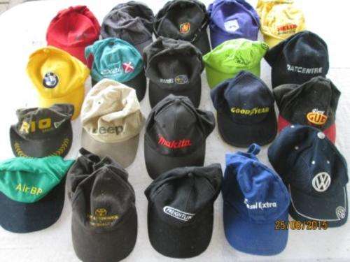 x20 VARIOUS CAPS WITH ASSORTED CAR & FUEL COMPANY LOGO'S - LOT 411F