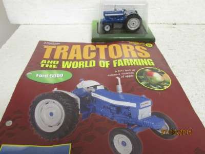 1:43 SCALE DIE CAST : UNIVERSAL HOBBIES - FORD 5000 1964 TRACTOR - LOT 244G