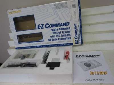 BACHMANN EZ DIGITAL COMMAND CONTROL SYSTEM WITH DCC-EQUIPPED HO SCALE LOCO - LOT 463G